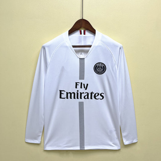 2018-19 Paris Away white long sleeve
