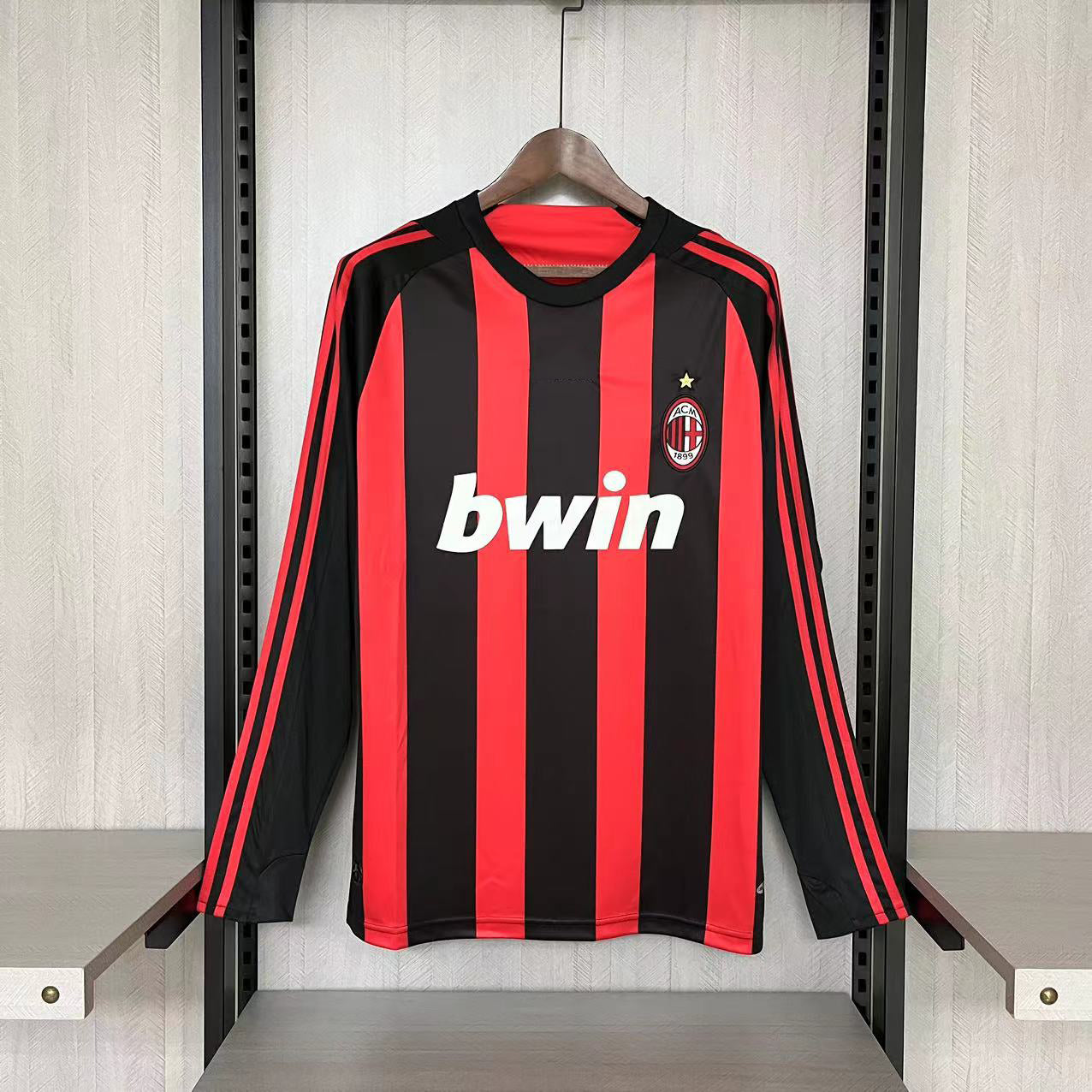 2008-09 AC Milan Home Long Sleeve