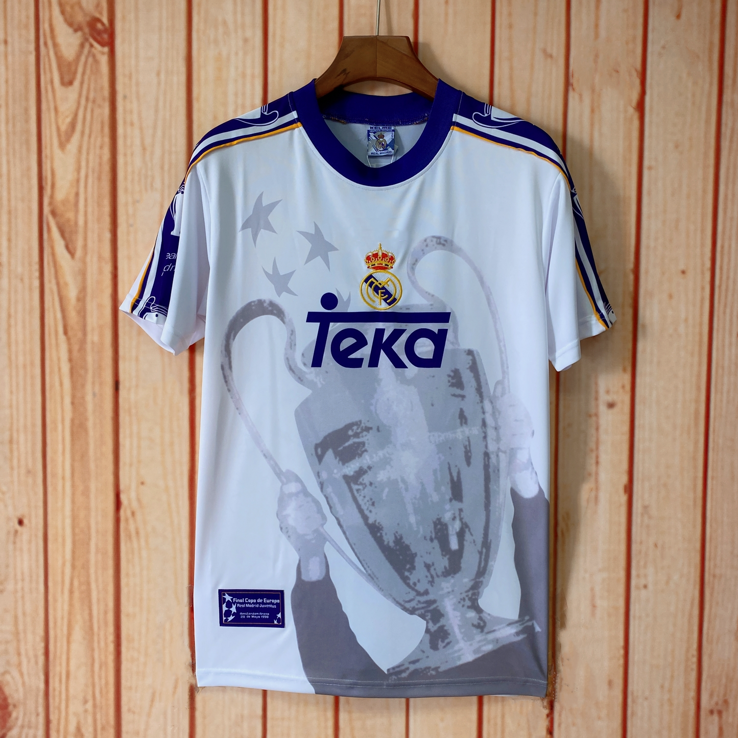 1997-98 Real Madrid Champions League 7-time Champion Commemorative Retro