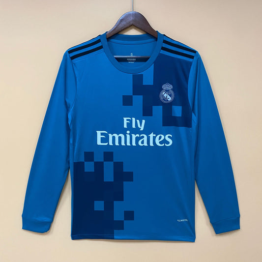2017-18 Real Madrid second away Long Sleeve