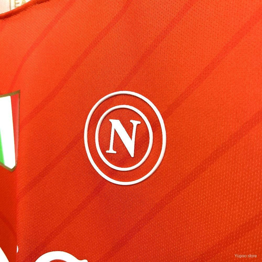 Mens Napoli Goalkeeper Jersey 2025/26 with Brand Logo