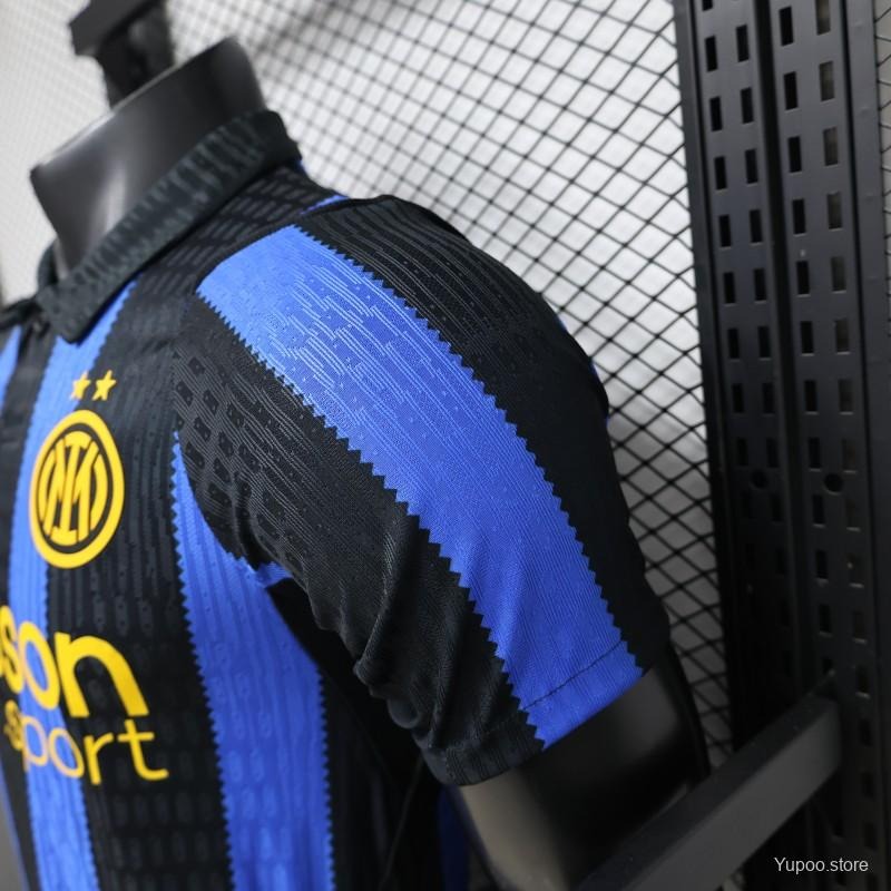 Inter Milan Player Version 26/27 Home Jersey Black & Blue