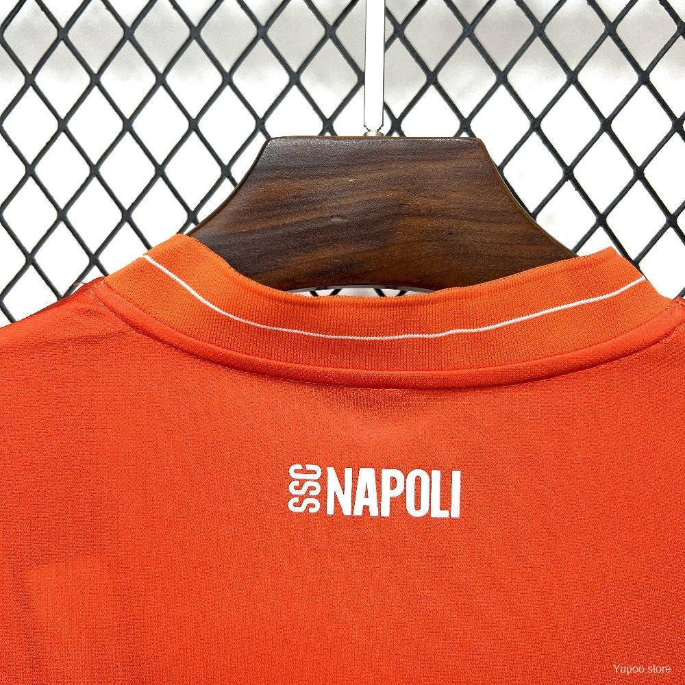 Mens Napoli Goalkeeper Jersey 2025/26 with Brand Logo