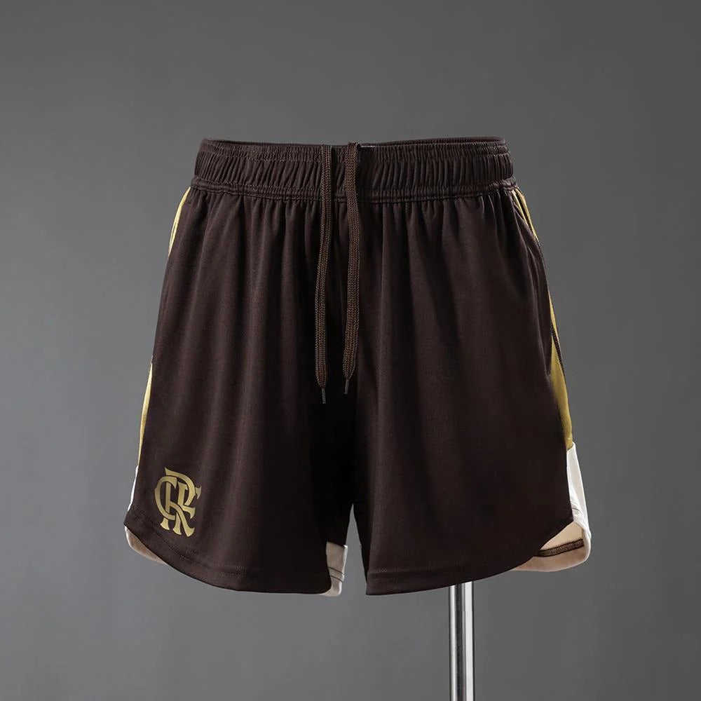 2026-27 Flamengo Training Shorts - Brown Women S-XXL