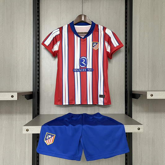 2024-25 Atletico Madrid Home Kids Sizes 16-28