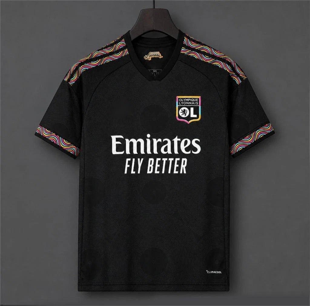 2026-27 Olympique Lyonnais Third Away Black S-4XL