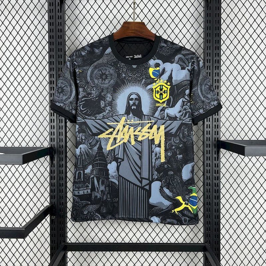 2025-26 Brazil Stussy Black Special Edition