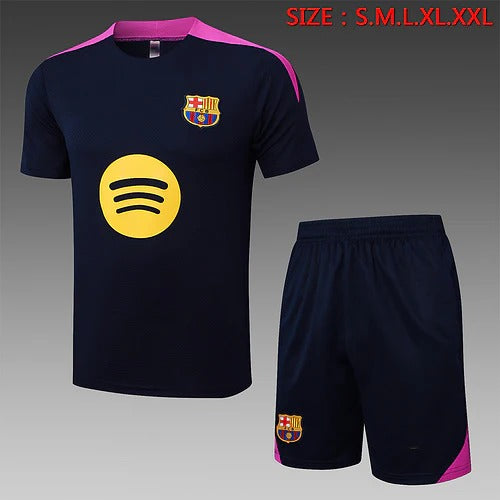 2025-26 Barcelona  Short-sleeved shorts training suit
