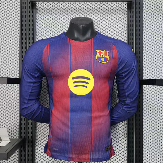 2025-26 Barcelona Home long sleeved