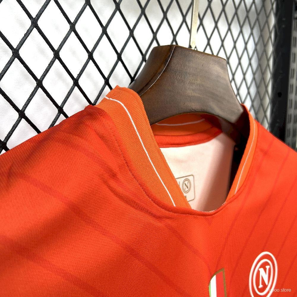 Mens Napoli Goalkeeper Jersey 2025/26 with Brand Logo
