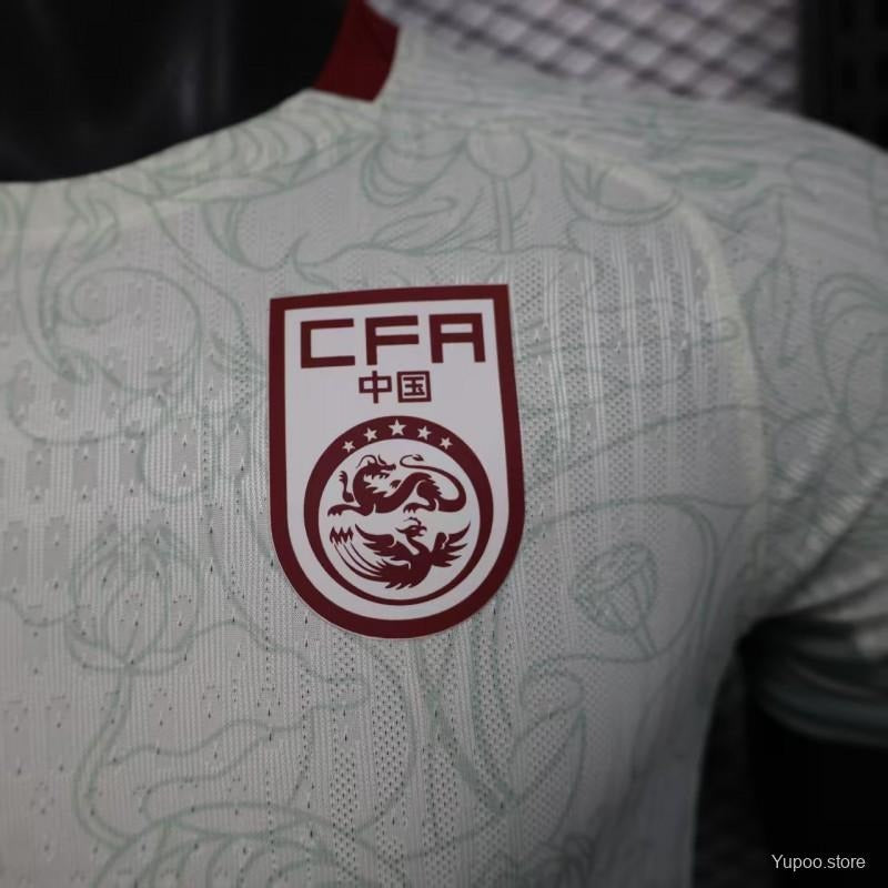 2025 China Away WHITE Jersey S-2XL