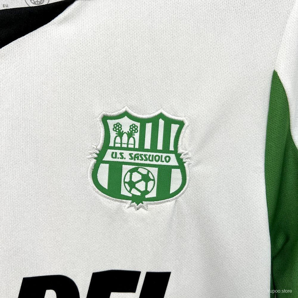 Sassuolo Calcio Away Jersey 2025/26 for Fans S-2XL