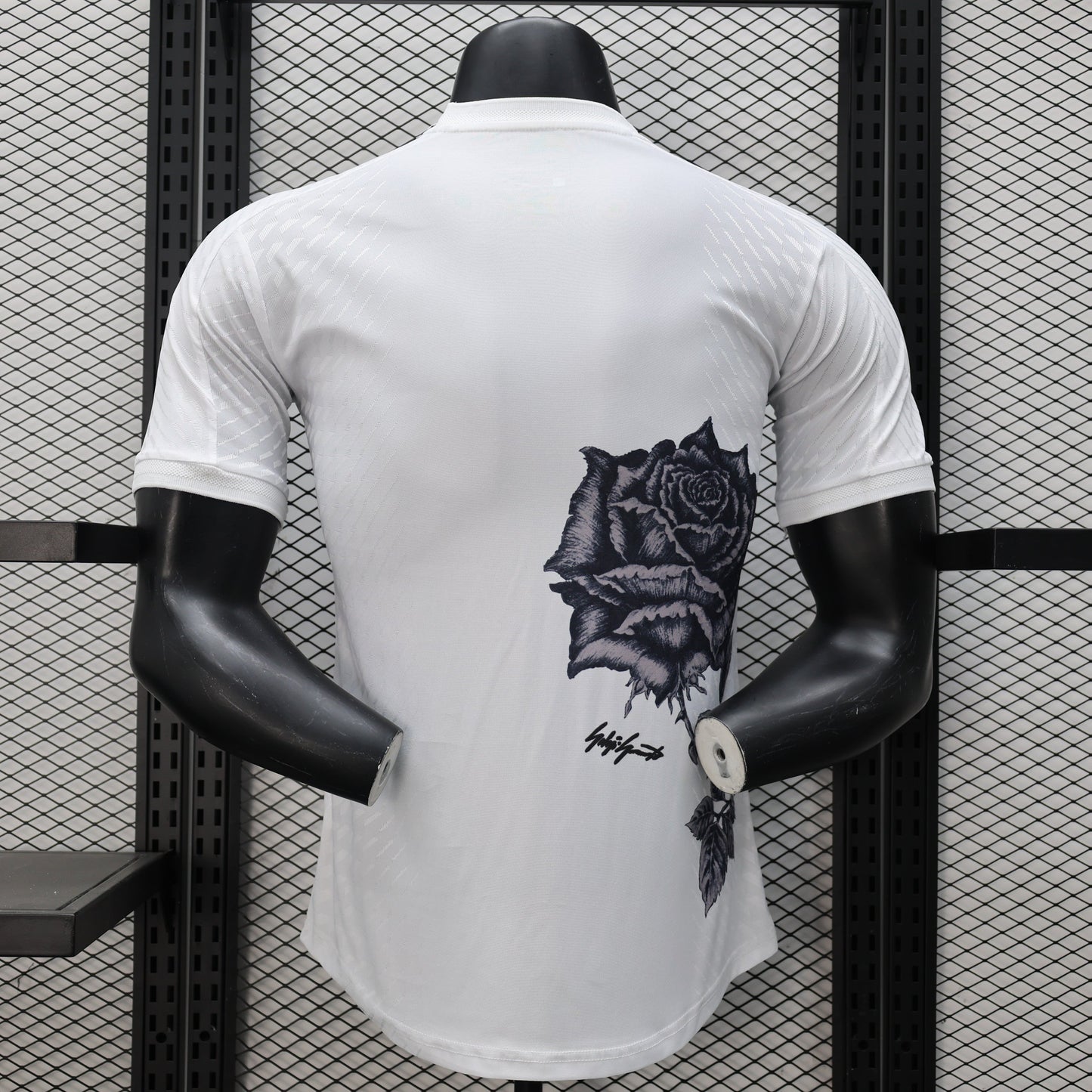2024-25 Real Madrid Y3 White Rose Player Size