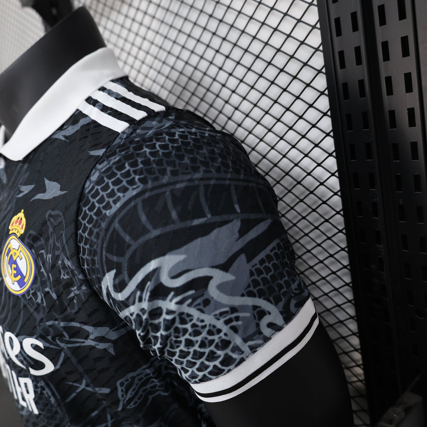 2025-26 Real Madrid Special Polo Black Dragon Player