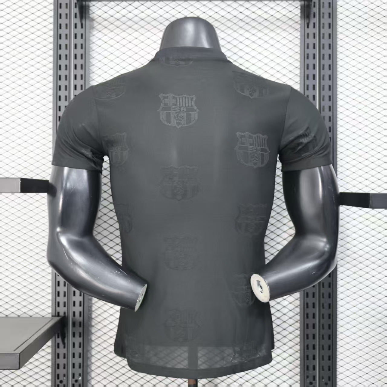 2025-26 Barcelona Black Special White Team Emblem Player