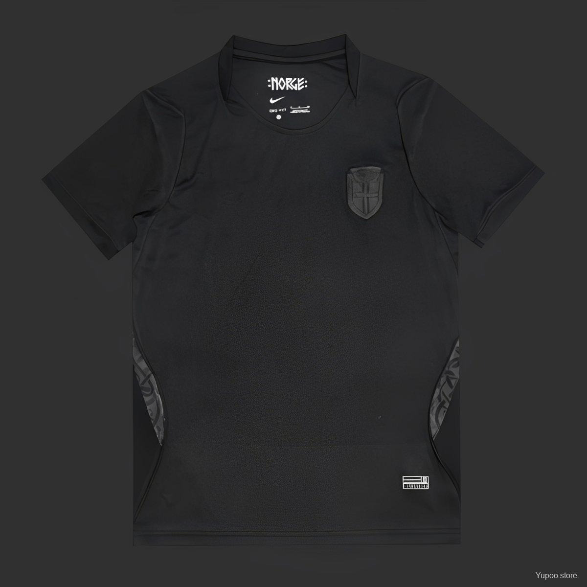 2026 Norway Away Black Jersey Size 4XL for Fans